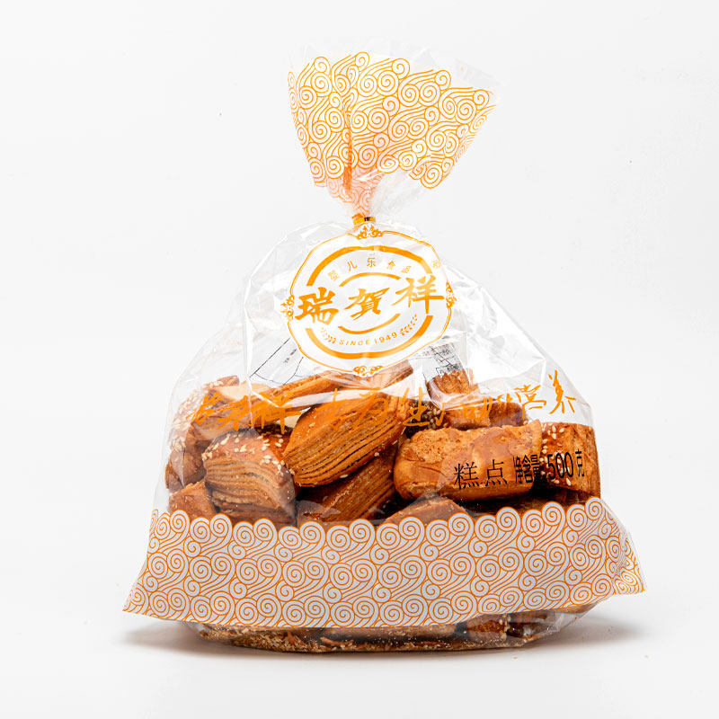胶东特产 烟台婴儿乐棋子块 棋子格 瑞贺祥糕点点心450g*4袋