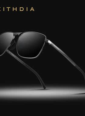 威斯蒂亚男太阳镜时尚男偏光方形