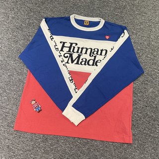 现货Humanmade x Girls dont cry  21ss长袖T恤 宽松休闲男女款