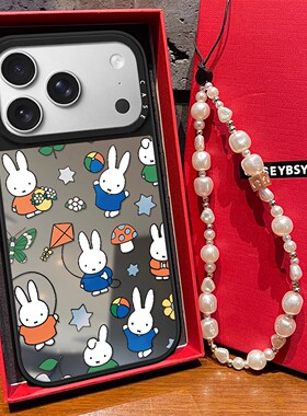 C家联名帽子凯蒂猫适用苹果17promax手机壳iphone16镜面保护套15pro磁吸亚克力14/13可爱卡通12少女心17Air