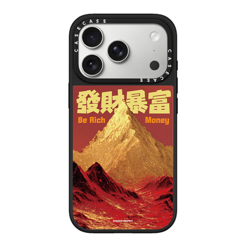 C家红色日照金山发财暴富适用iphone17promax手机保护壳16pro苹果15磁吸MagSafe镜面14plus高级感13艺术12潮,3C数码配件,手机保护套/壳,淘宝优惠券,粉丝福利购,淘宝优惠卷