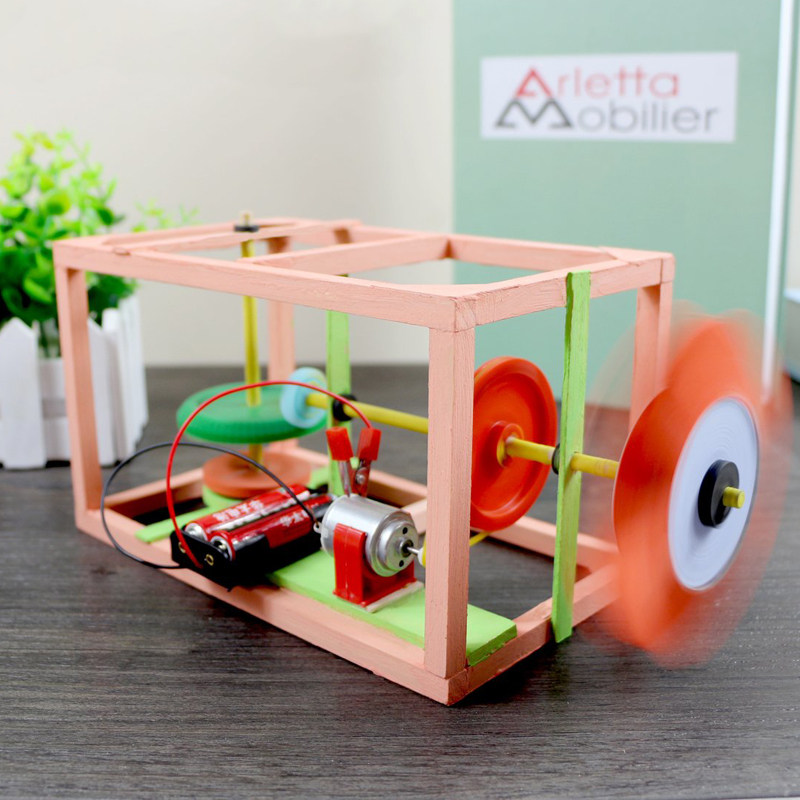 水力打磨坊磨房 手工科技小制作科学小实验发明diy材料包儿童玩具