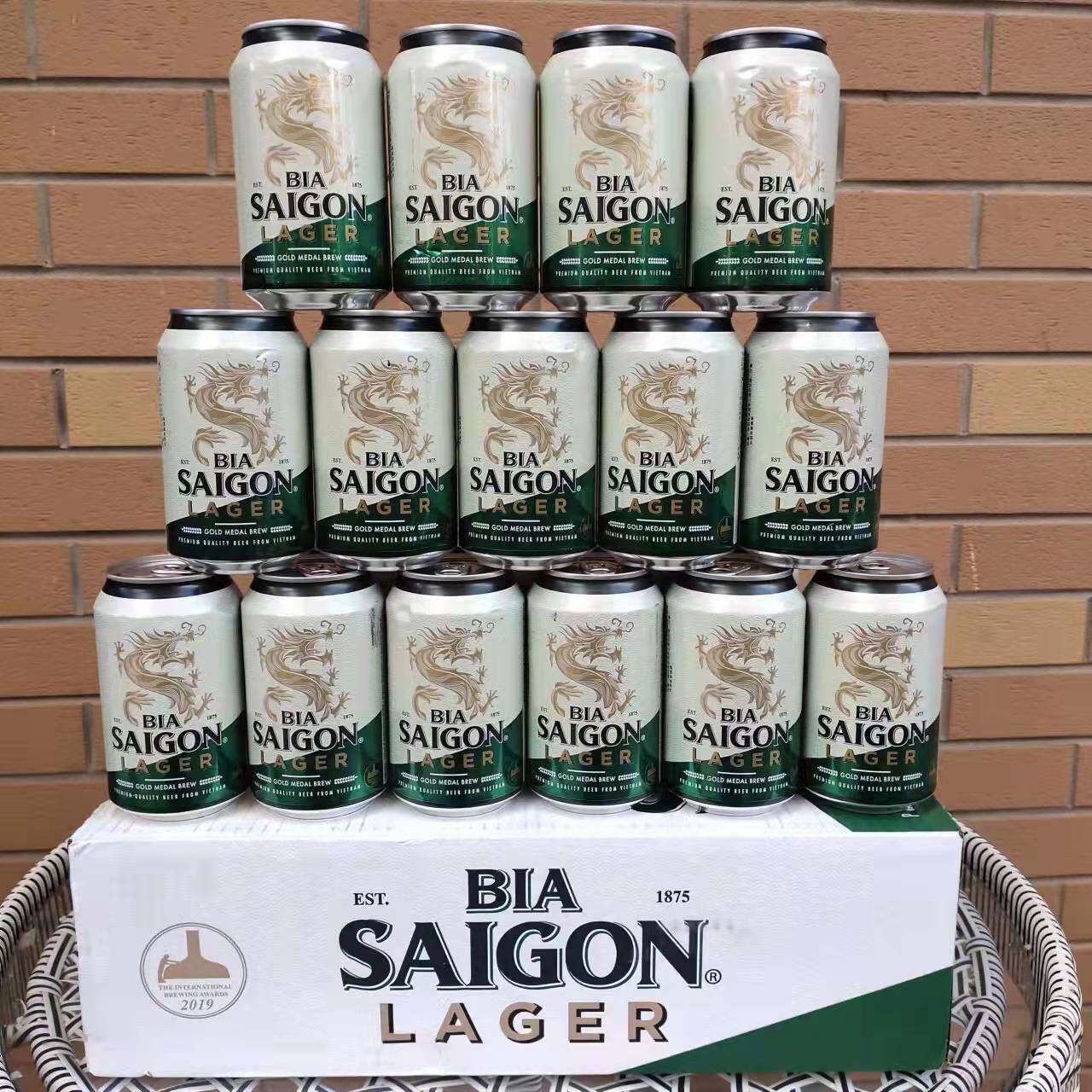 越南进口saigon西贡精品啤酒330ml*24瓶/西贡出口啤酒355ml*24瓶