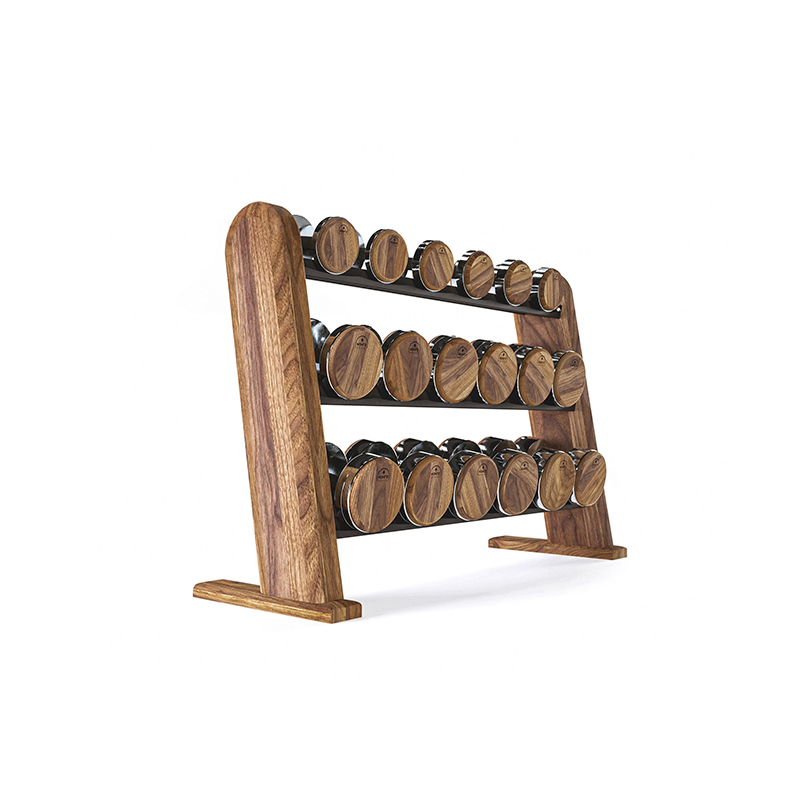 Dumbbell多功能实木哑铃架套装