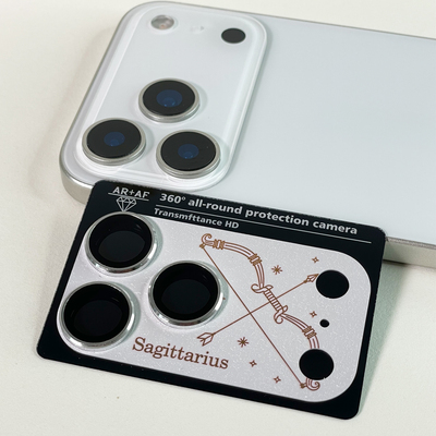 12星座银色高清苹果手机镜头保护膜防刮花适用于iPhone17 pro max
