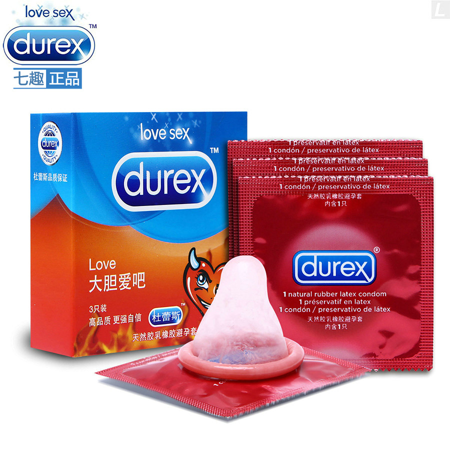 大胆爱吧love3只超滑避孕套