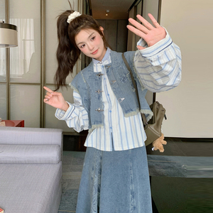 26春装大货牛仔三件套 2B149-4705-P185控258图片