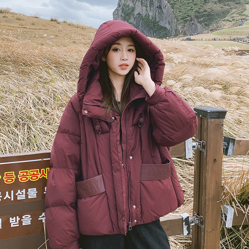 2B149-41105-P285-控418安可拉红羽绒服，女装羽绒服，浙宝288（原255）