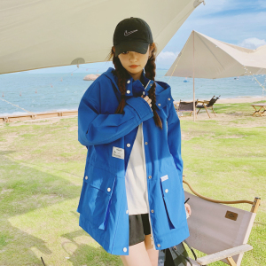 【现货】2022秋装新款克莱茵蓝工装风衣255-2226-P145控198图片