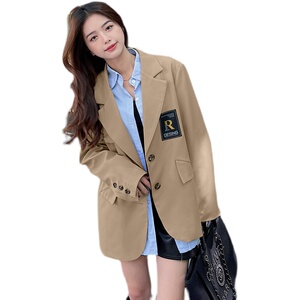 春装新款卡其西装外套255-2205-P115控168图片