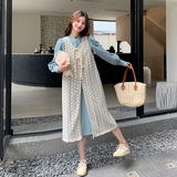 【现货】255-4701-P165控228蓝色衬衫连衣裙两件套，女装连衣裙，浙宝288（原255）