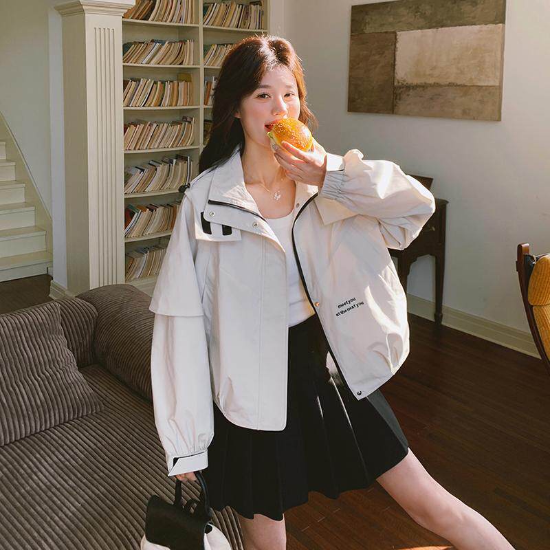 【现货】工装风衣短外套255-C2506-P155控228,女装短外套,浙宝288（原255）