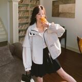 【现货】工装风衣短外套255-C2506-P155控228，女装短外套，浙宝288（原255）