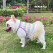 网眼透气网纱蓬蓬裙 新款 薄款 夏季 法斗巴哥胖狗连衣裙 宠物衣服