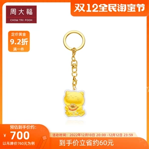 Zhou Dafu Youli Series Wealth Cat Gold Gold Gold Magazine AR12