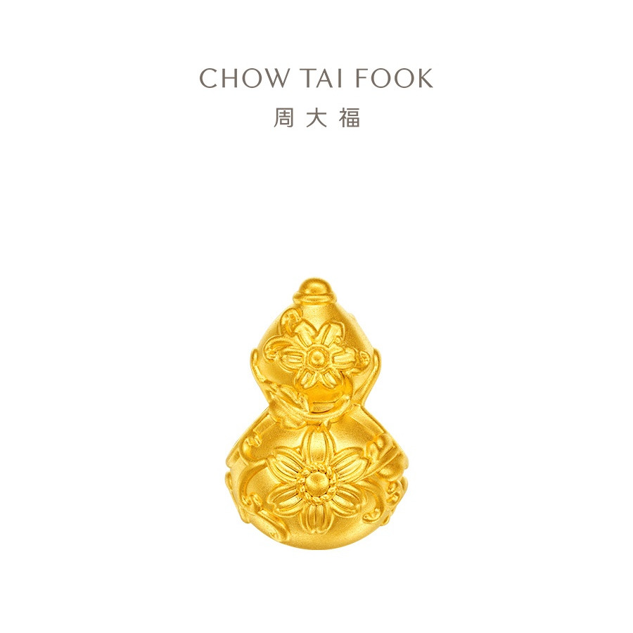 周大福福禄万代葫芦黄金转运珠