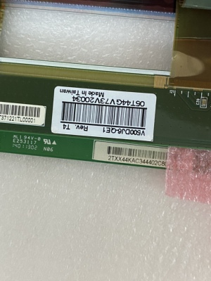 奇美V500DJ6-QE1  T4 V500DJ7原厂液晶玻璃，售后指定合作单位