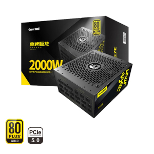 全新长城巨龙GW-EPS2000BL电竞版金牌2000W全模组台式服务器电源