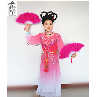 戏曲服装道具花鼓戏刘海砍樵衣服帽子胡秀英头饰衣服胡大姐衣服