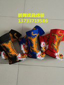 戏剧虎靴川剧虎头鞋 古风变脸虎头靴孙悟空靴子战靴儿童款 平底虎头