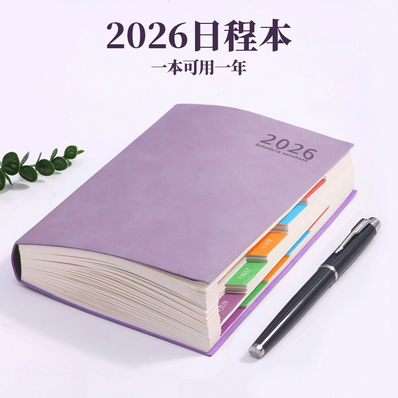 日程本2026年计划表简约学生自律