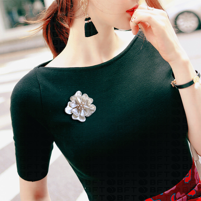 Broche femme en Nacre - Ref 1175981 Image 3