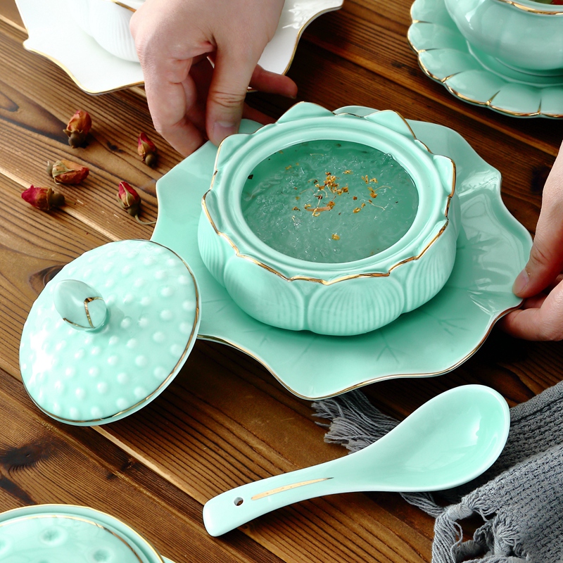 创意金边燕窝碗餐厅酒店隔水炖盅