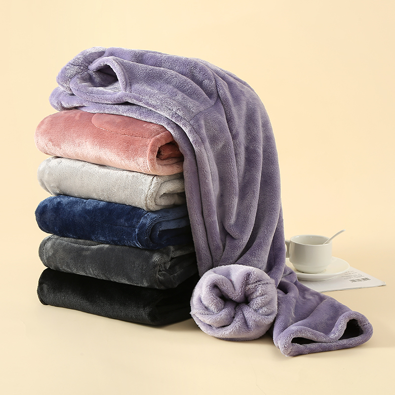 特厚女秋冬法兰绒睡裤加厚长裤