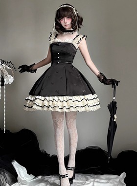 【定金】筱芙礼纪 暮雨手作原创设计lolita洋装cla优雅甜美连衣裙