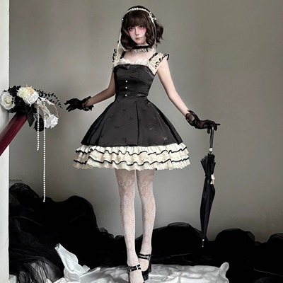 【定金】筱芙礼纪 暮雨手作原创设计lolita洋装cla优雅甜美连衣裙