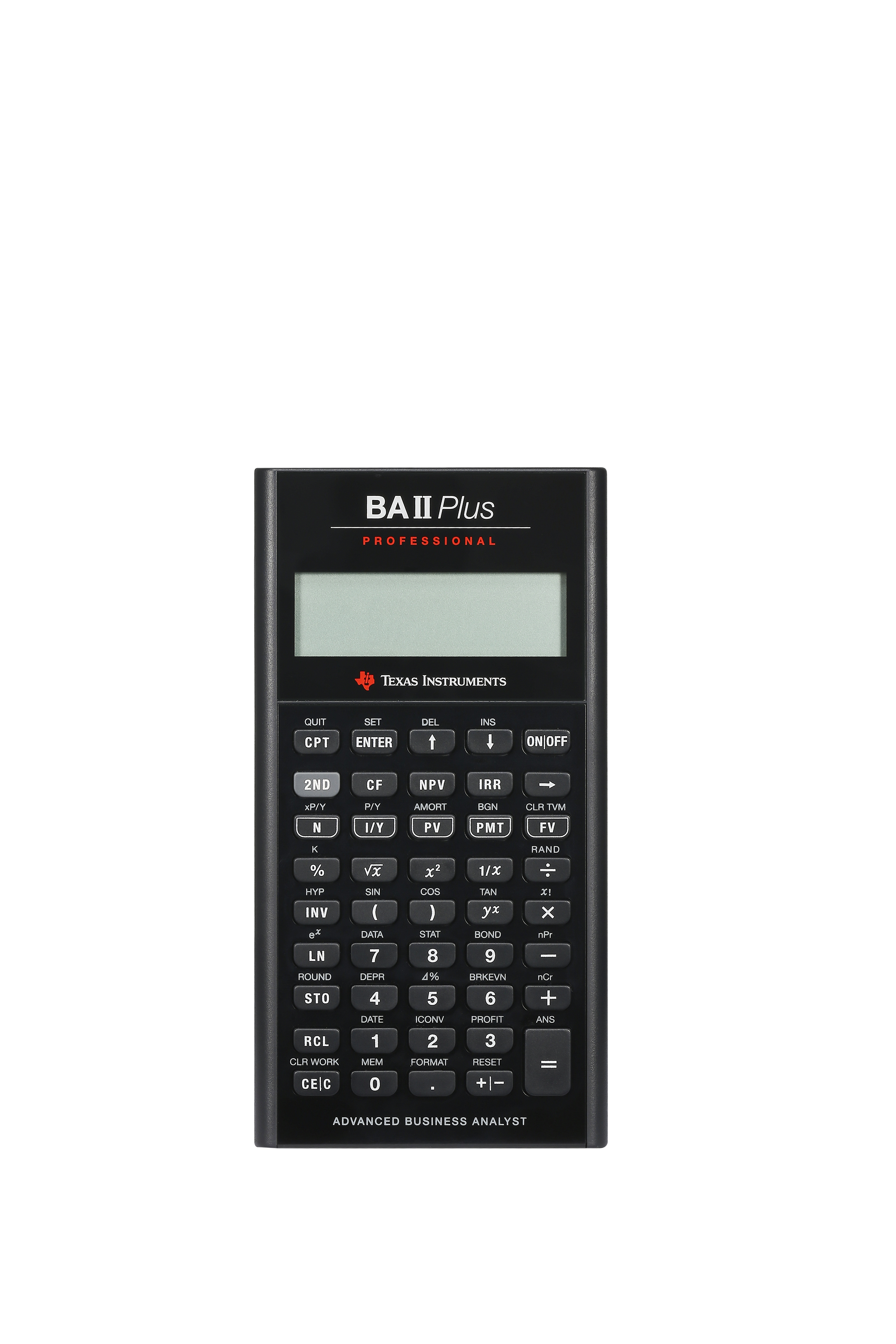 德州仪器TI BAII plus pro金融计算专业版 CFA一二级三级/FRM考试图片