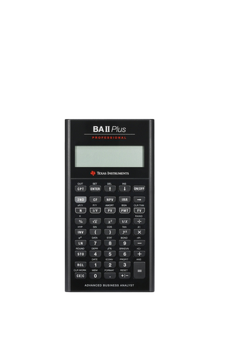 德州仪器TI BAII plus pro金融计算专业版 CFA一二级三级/FRM考试