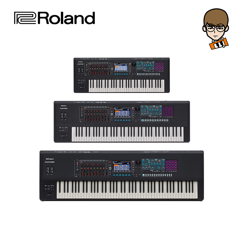 罗兰ROLAND FANTOM 6 7 8 61 76 88键专业音乐编曲键盘电子合成器 乐器/吉他/钢琴/配件 MIDI键盘 原图主图