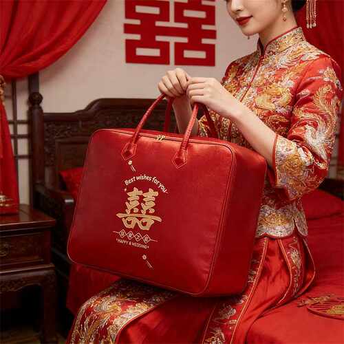婚庆喜被婚被包装袋加厚收纳