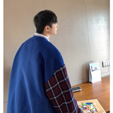 秋冬高品质小香风拼接呢料棒球服夹克开衫外套J2003-P95控119，男装夹克，星座216(原A116)
