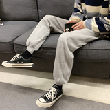 日系裤子男款春秋季学院风潮牌痞帅宽松大码束脚卫裤潮流休闲长裤，商品下架区，星座216(原A116)