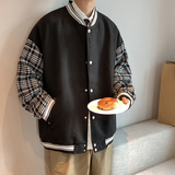 高品质秋冬小香风拼接呢料棒球服夹克开衫外套J2003-P95控119，男装夹克，星座216(原A116)