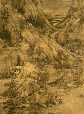 董源溪岸图凝晖阁高清