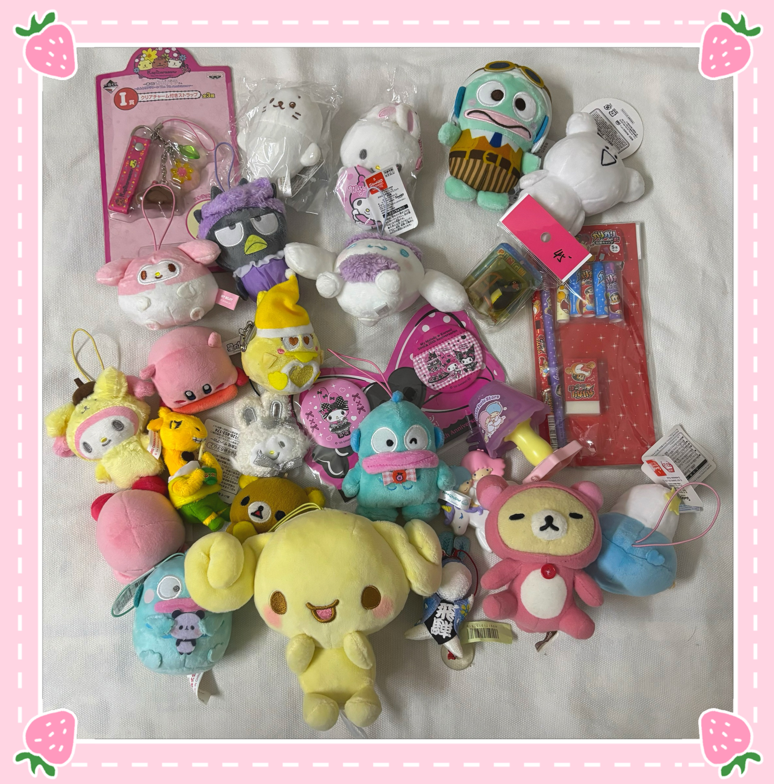 【小衣橱杂货铺】日本带回中古丑鱼玉桂狗轻松熊挂件挂饰玩偶