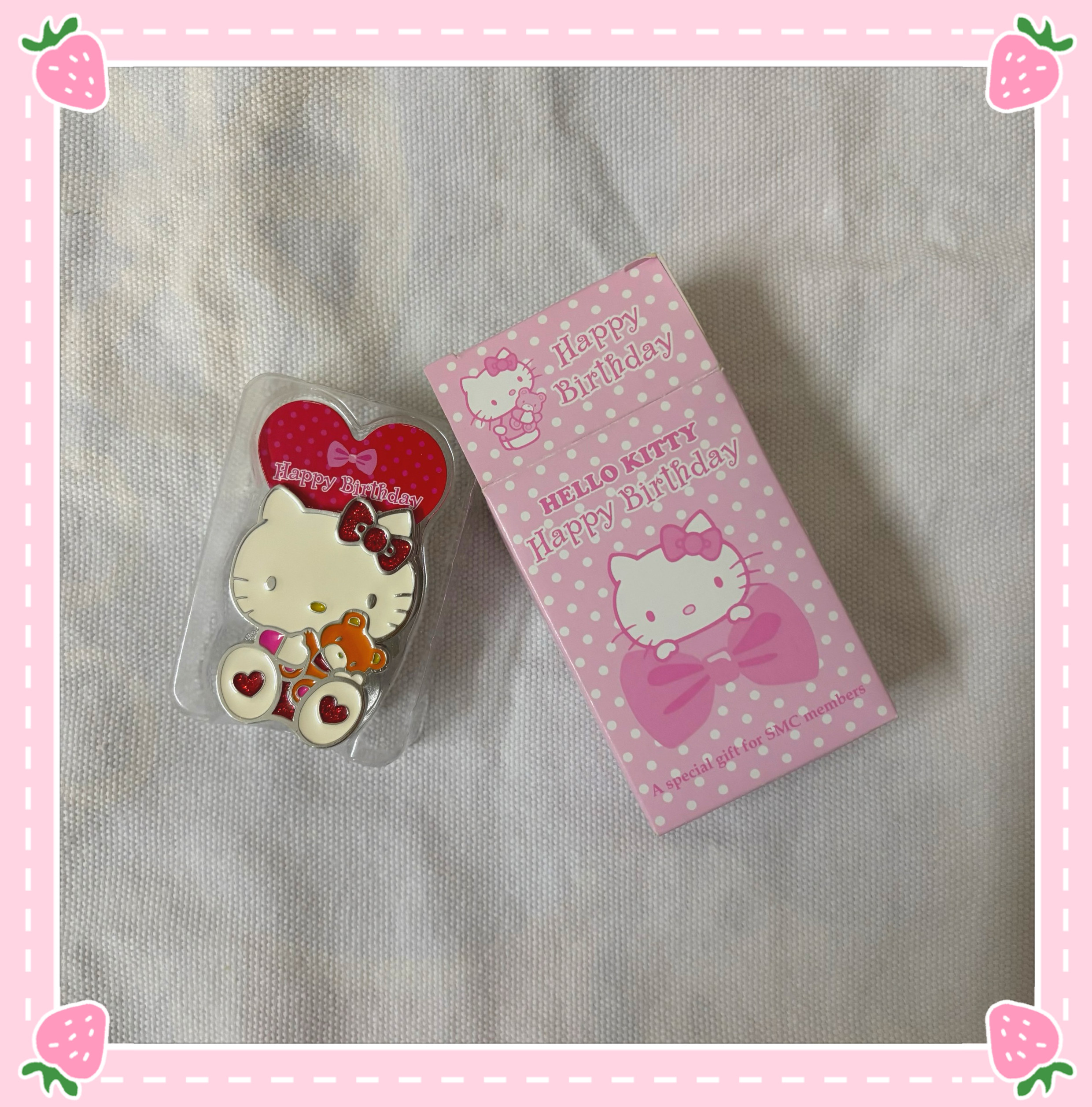 【小衣橱杂货铺】日本带回中古三丽鸥HelloKitty金属夹子