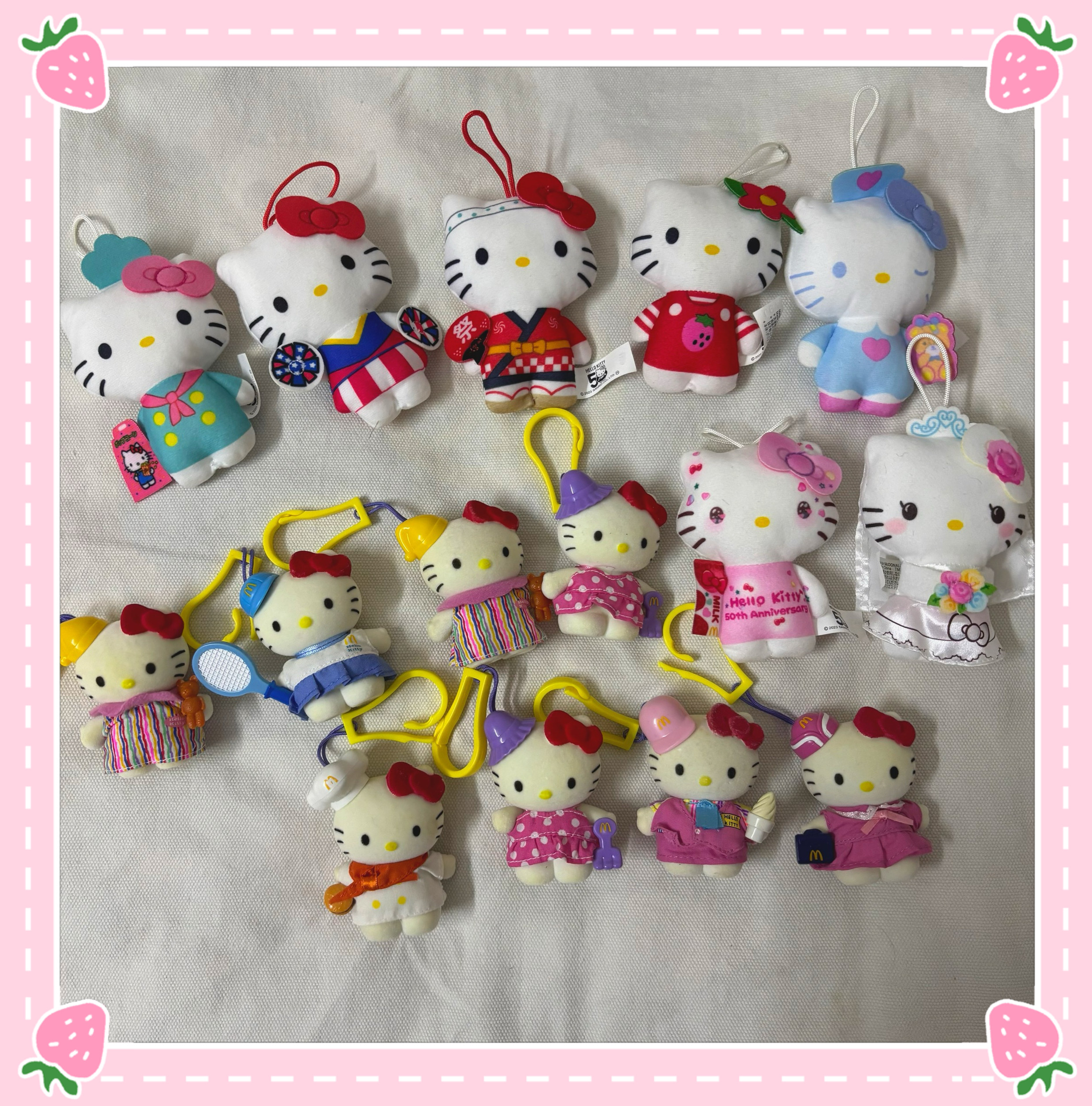 【小衣橱杂货铺】日本带回中古三丽鸥HelloKitty麦当劳挂件玩偶