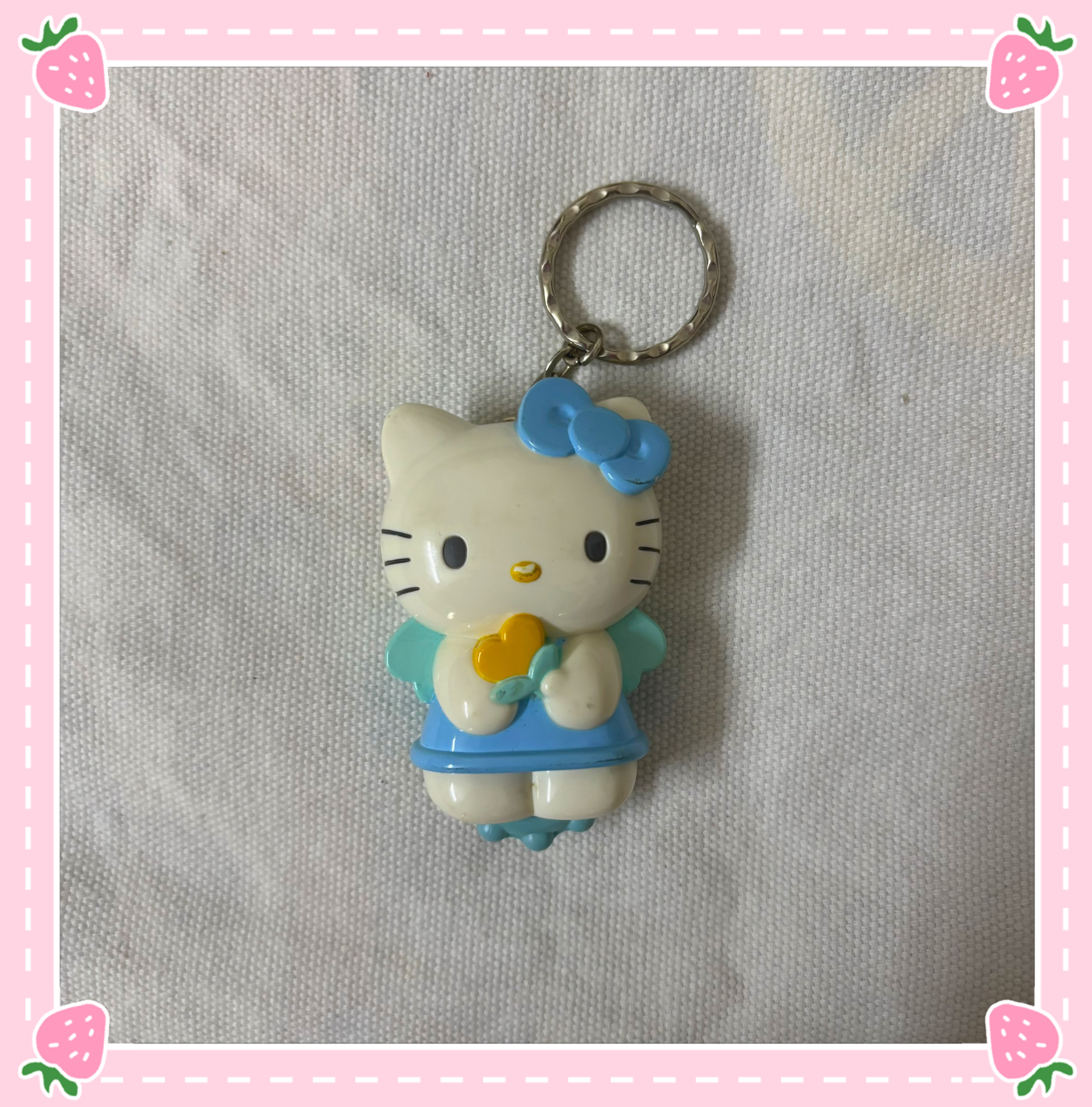 【小衣橱杂货铺】日本带回中古三丽鸥蓝色仙子HelloKitty按摩器