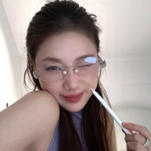 复古金属珍珠鼻托小脸椭圆形清冷纯欲风氛围感素颜眼镜配近视度数