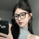 欧美超大方黑框眼镜女潮韩版 素颜圆脸显瘦拍照网感学生配近视度数