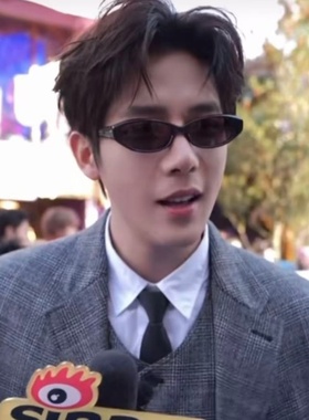 王安宇同款复古黑色猫眼小框墨镜