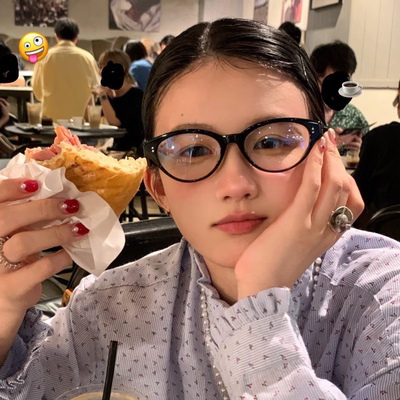 复古黑框书呆子猫眼素颜眼镜架女