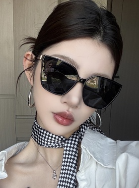 2025新款黑色猫眼偏光太阳镜