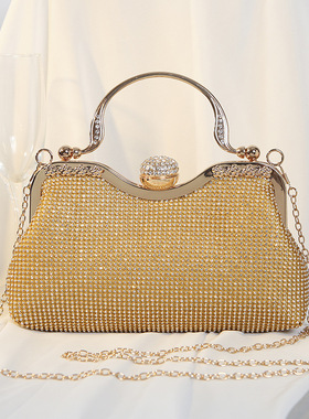 水钻手提包喜妈妈婚宴包包手包女小包手拿晚宴包喜婆婆配旗袍的包