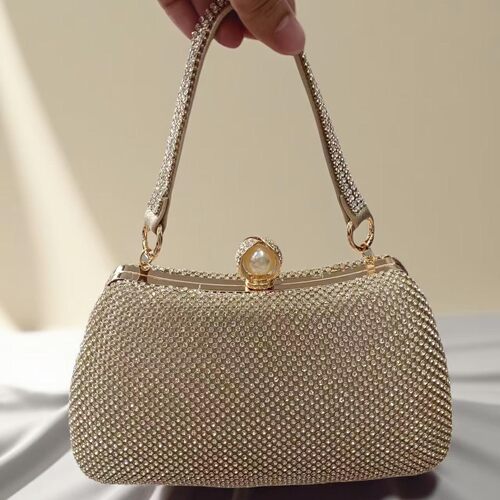 满钻包包女士2026新款妈妈款礼服手拿包手提包小拎包搭配旗袍的包