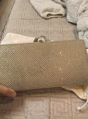 高级感晚宴手拿包精致高端女士满钻手提包配旗袍礼服喜婆婆婚宴包